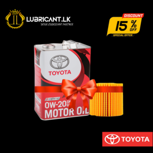 TOYOTA MOTOR OIL SP/GF6A 0W-20 4L + YZZA6 OIL FILTER